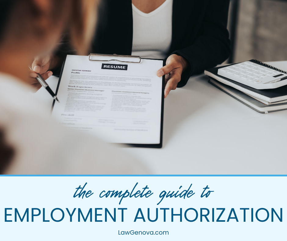 Employment Authorization: Which Immigrants can work in the United States?